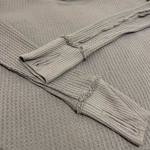 Gray free people (we the free) loose tunic